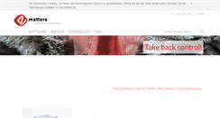 Desktop Screenshot of e-matters.de
